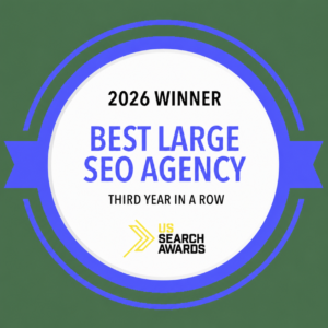 2026 Best Large SEO Agency winner